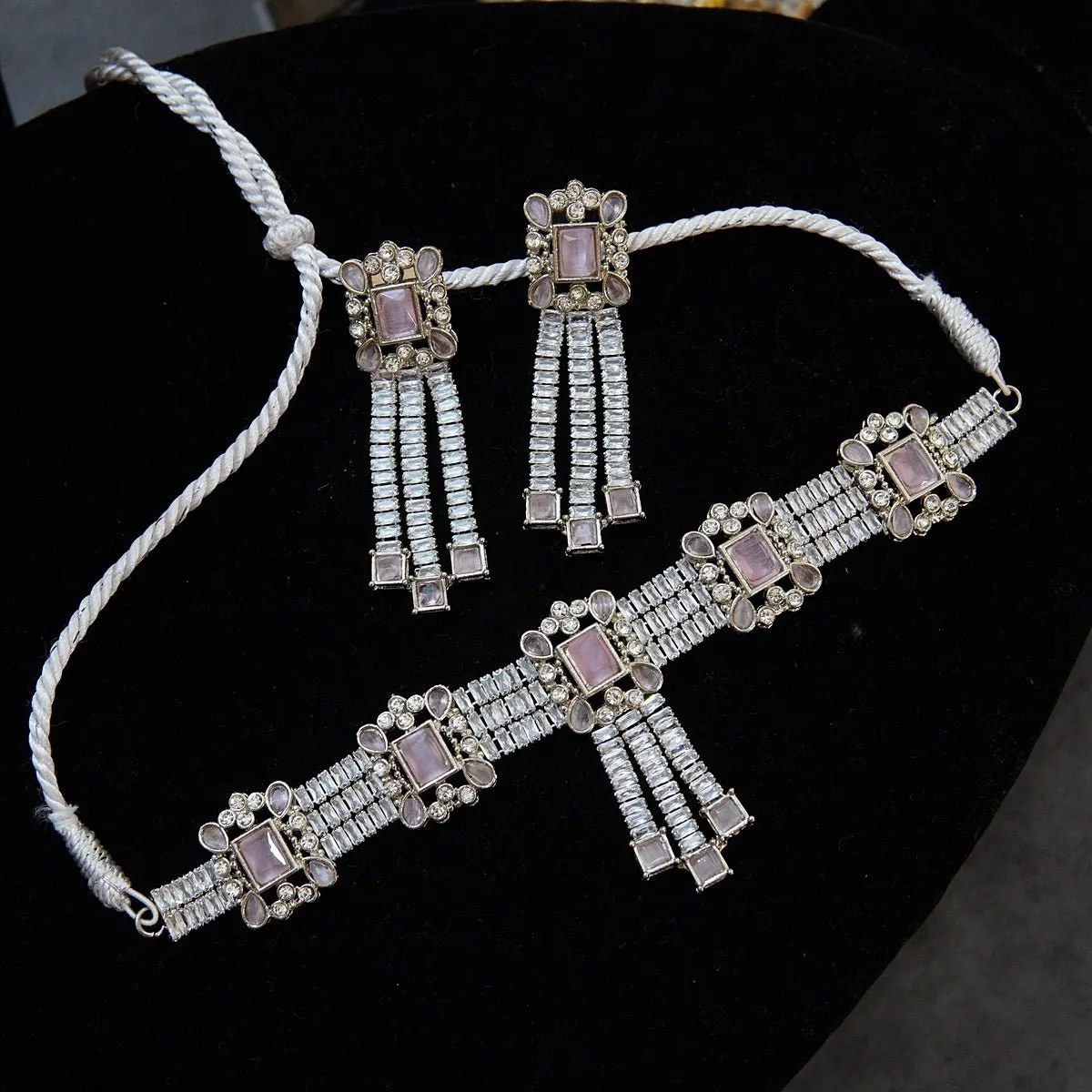 Cubics & Precious Stones Choker Set