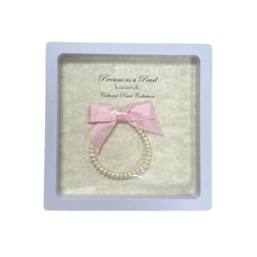 Cultured Button Pearl Bracelet