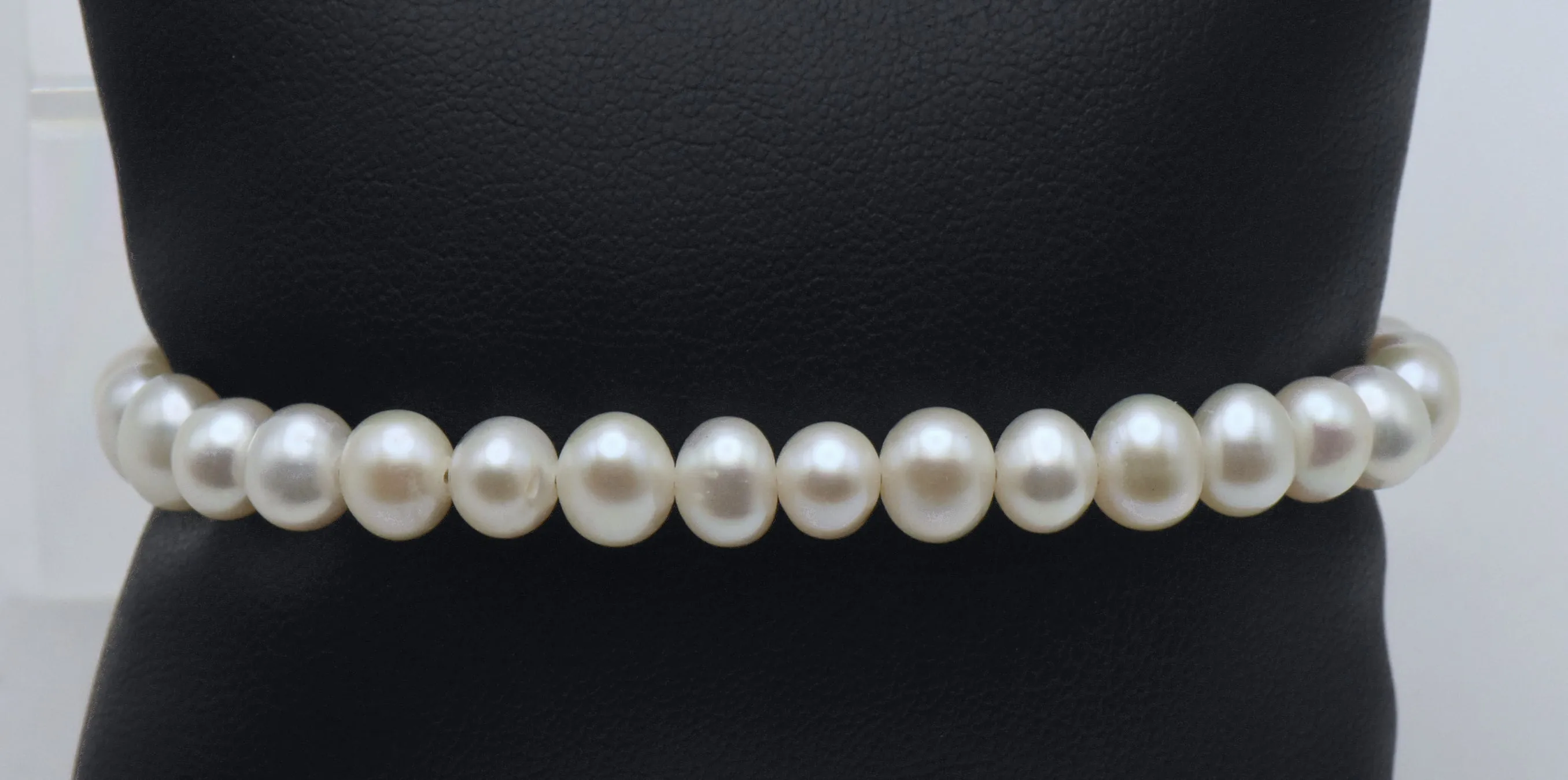 Cultured Pearls Sterling Silver "Mother" Charm Bracelet