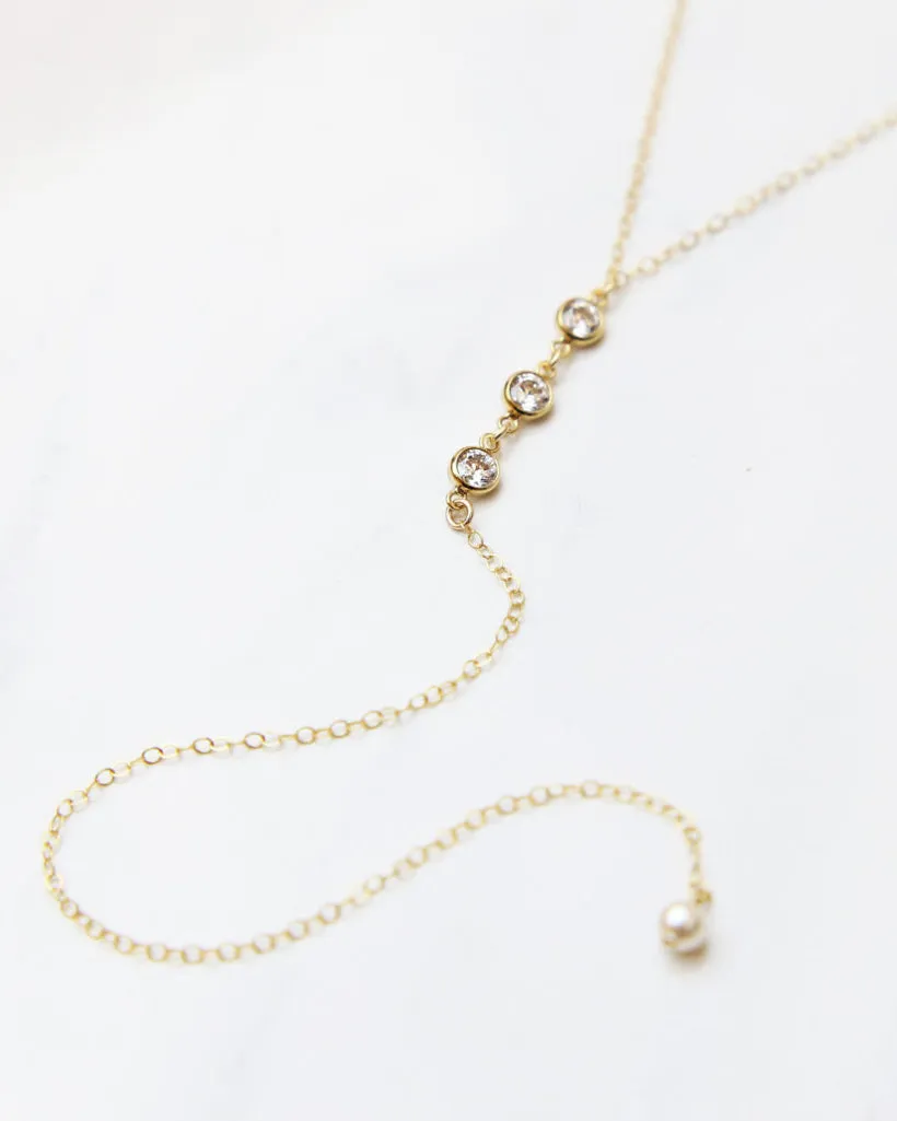CZ III Back Necklace