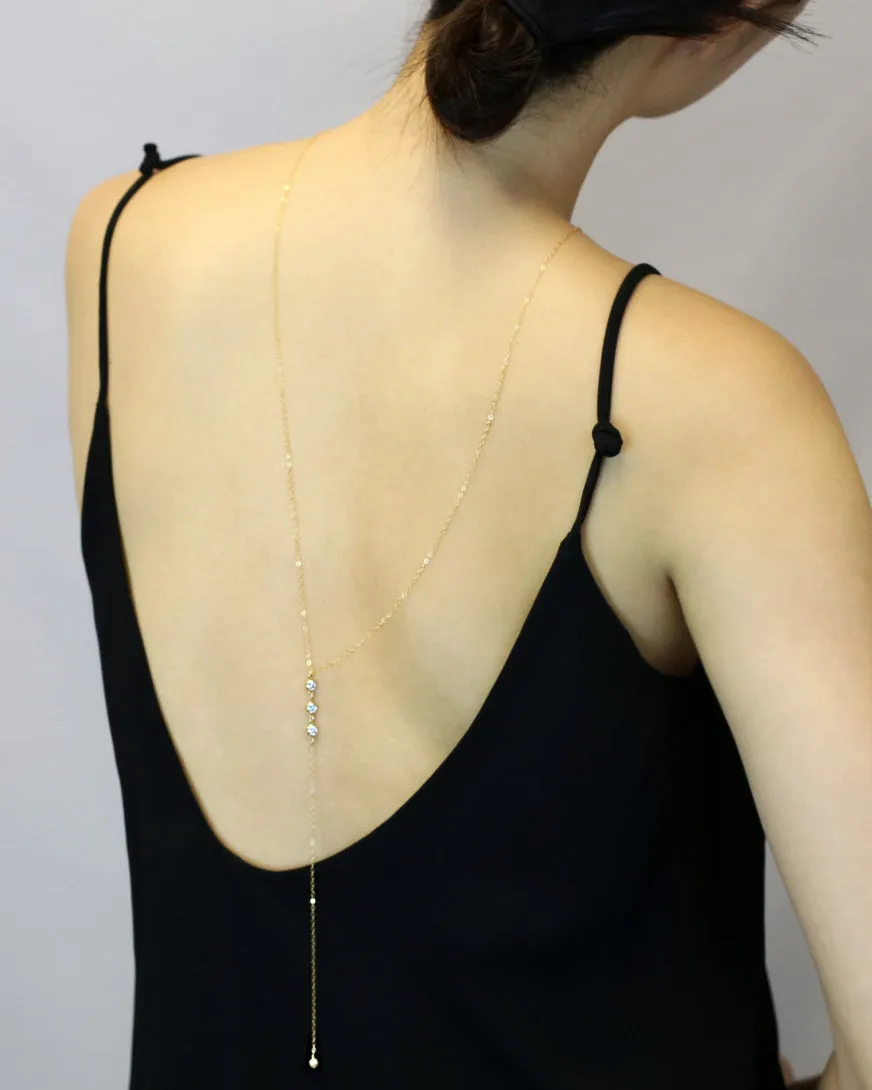 CZ III Back Necklace