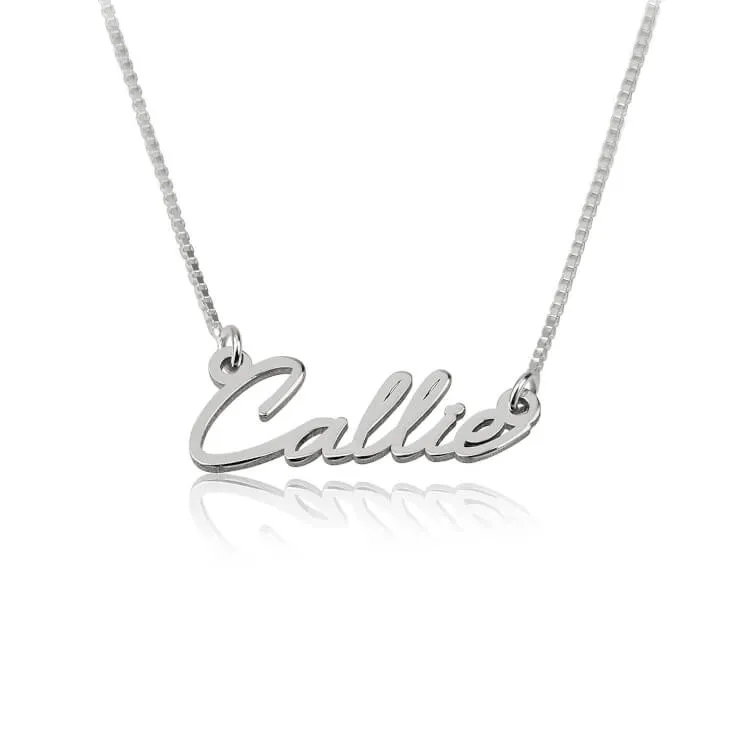 Dainty Name Necklace - Sterling Silver