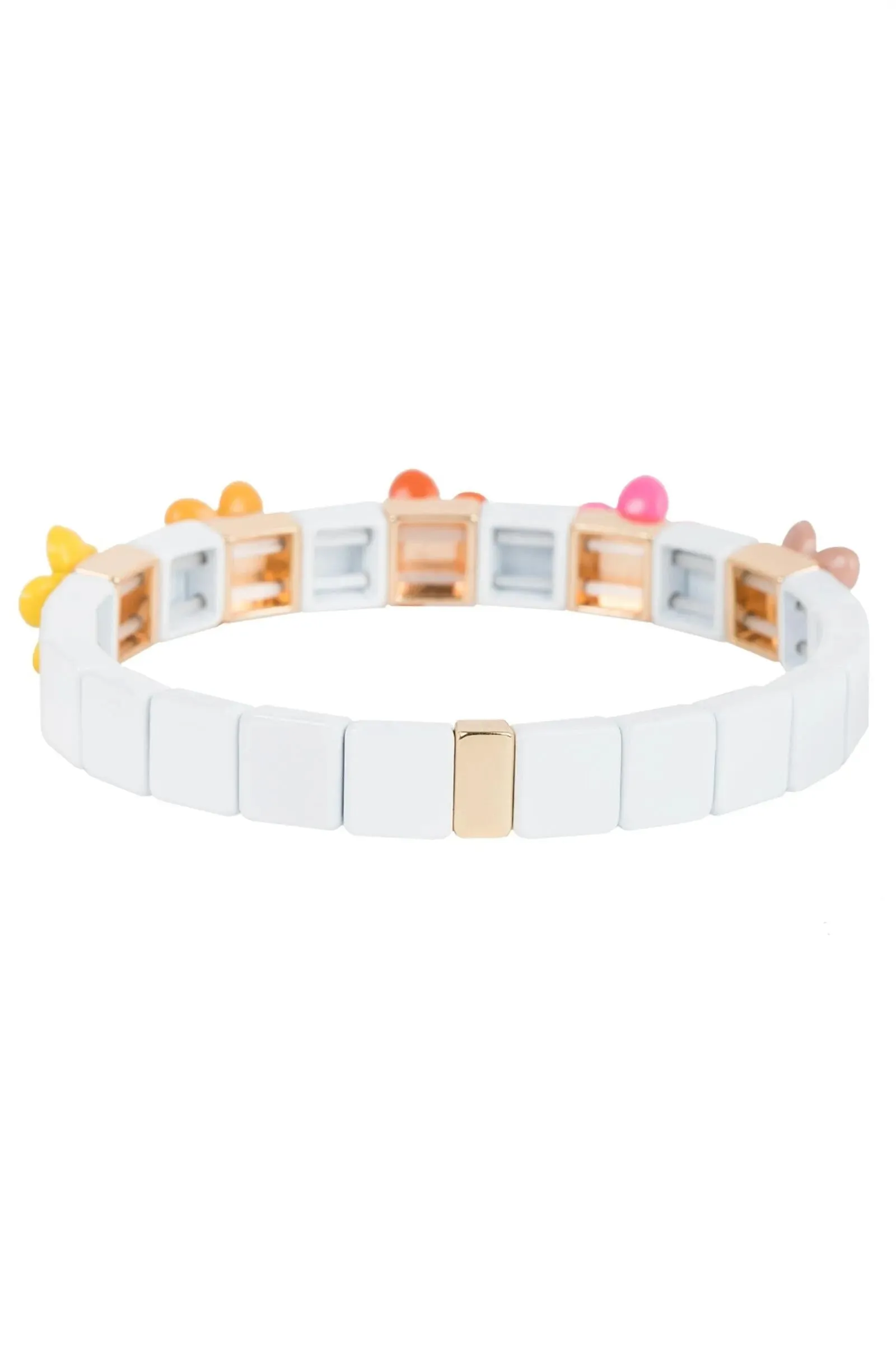 Daisy Delight Enamel Bracelet