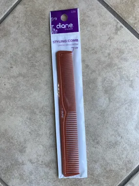 Diane 7” Styling Comb Bone D38