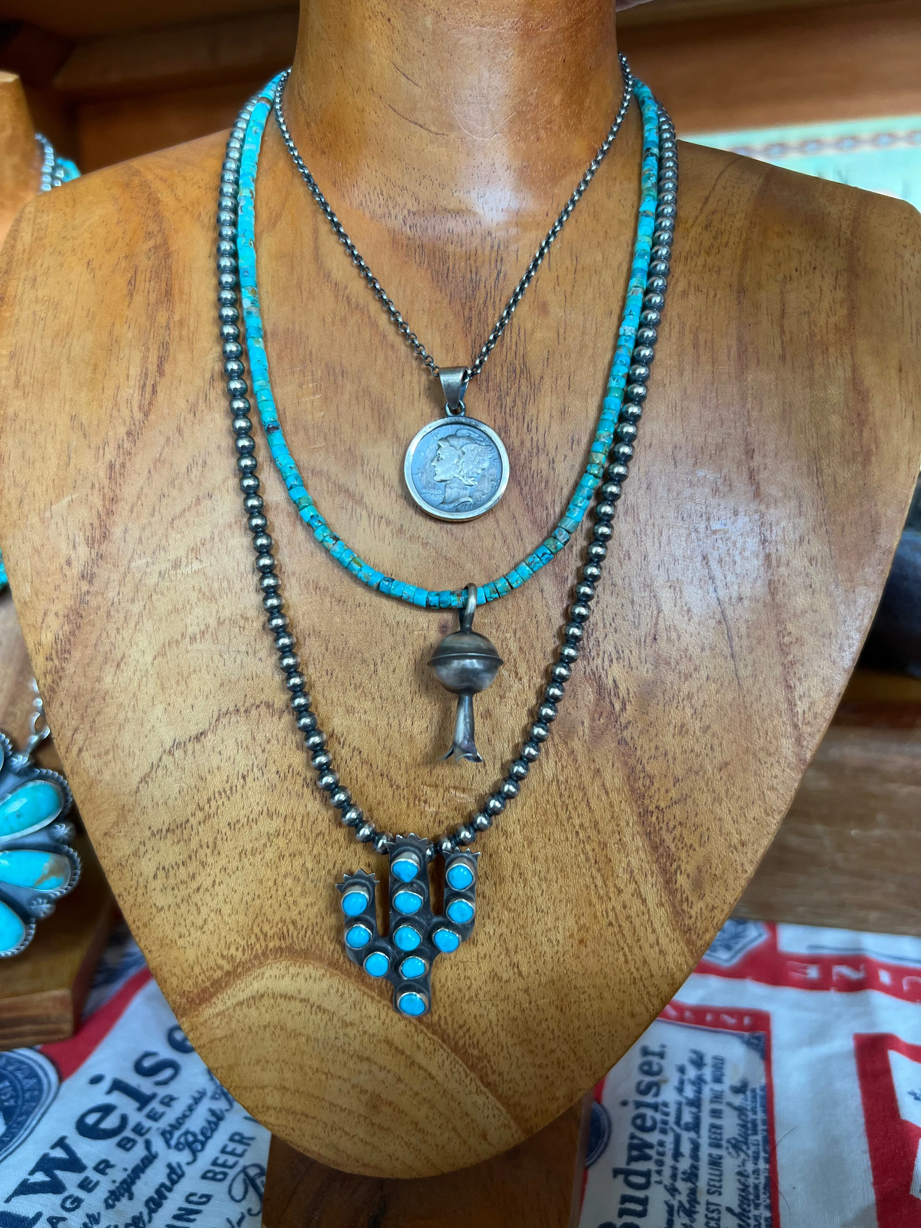 Dime Pendant Necklace