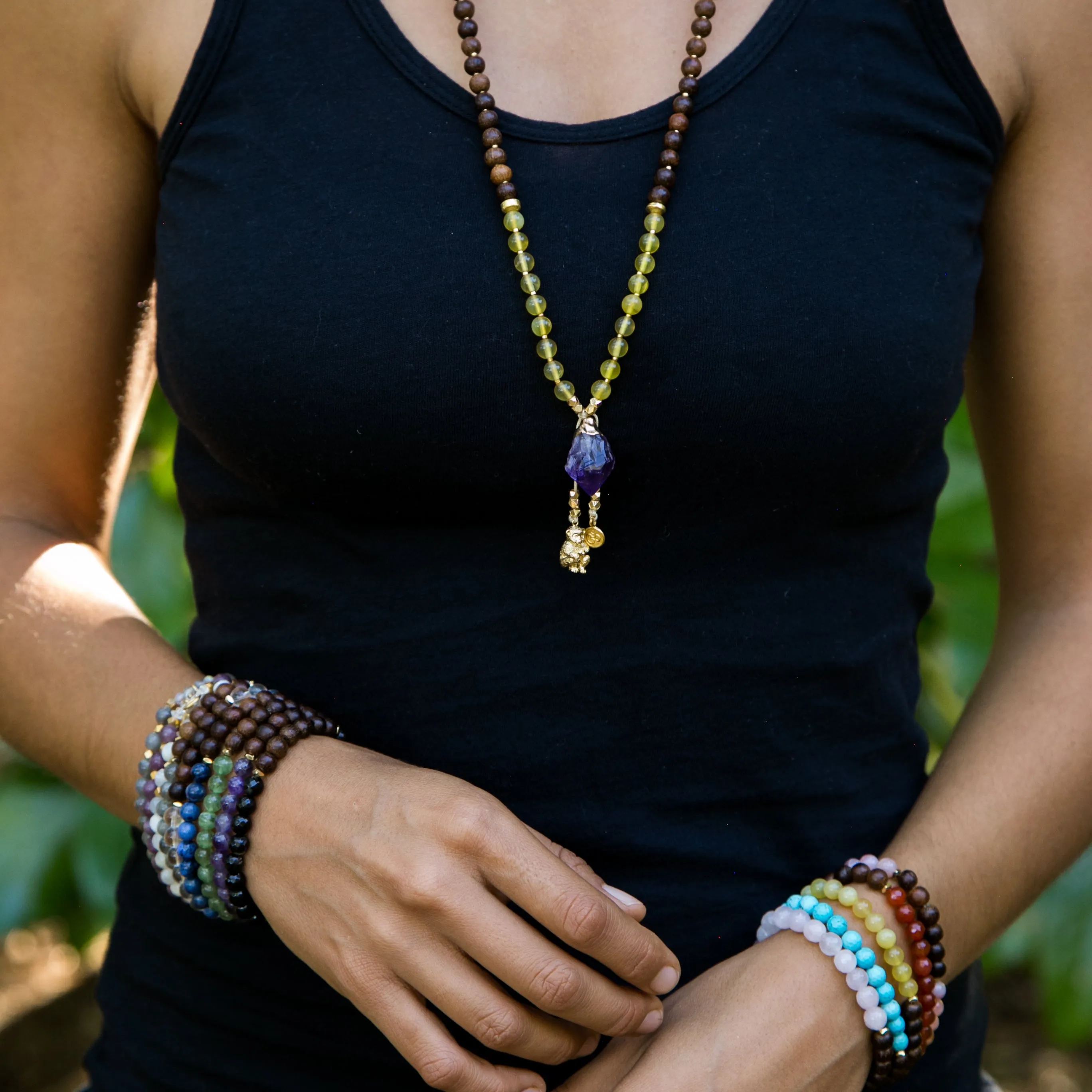 Divine Truth   Wisdom Diffuser Mala Bracelet