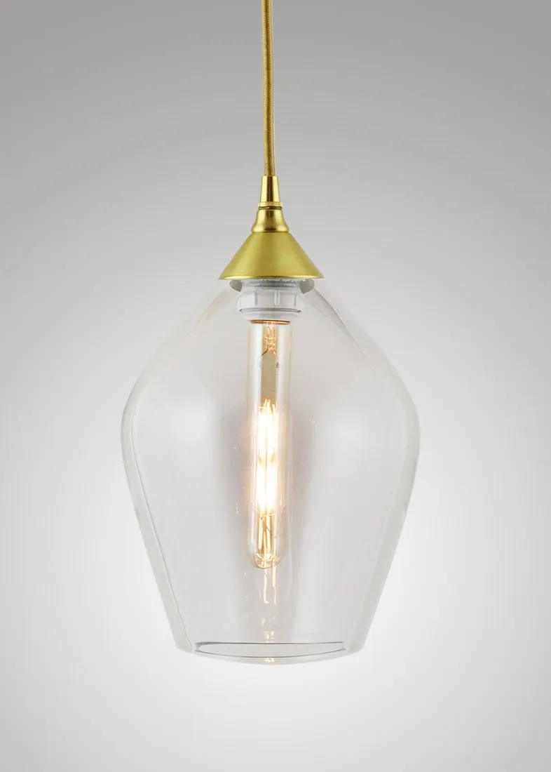 Dune Glass Diamond Pendant