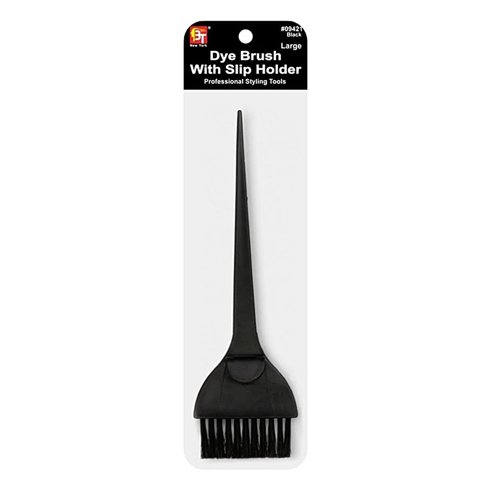 DYE BRUSH WITH SLIP HOLDER LARGE (BLACK)
