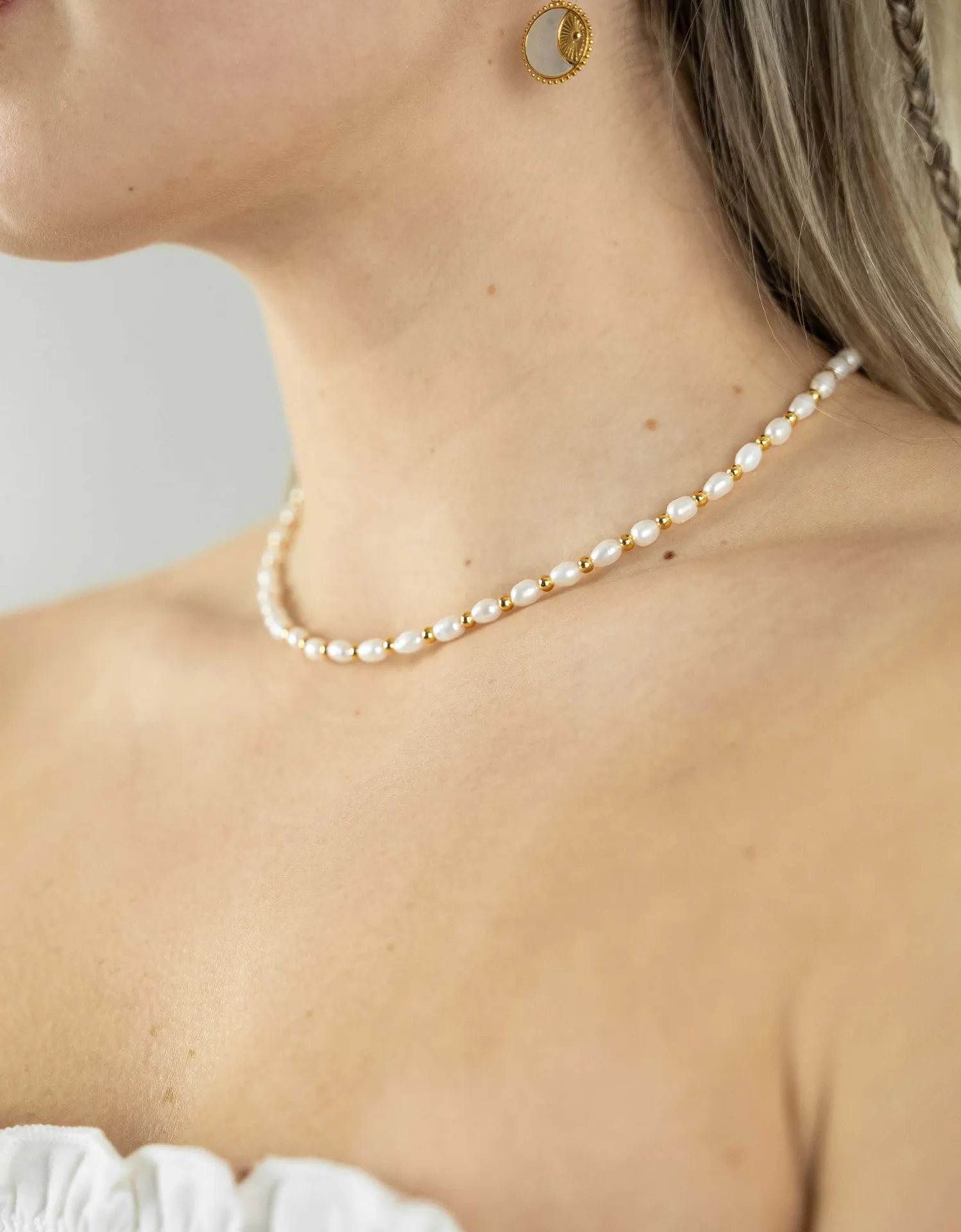 Elegant Pearl Link Necklace | Luxurious and Sophisticated Jewelry