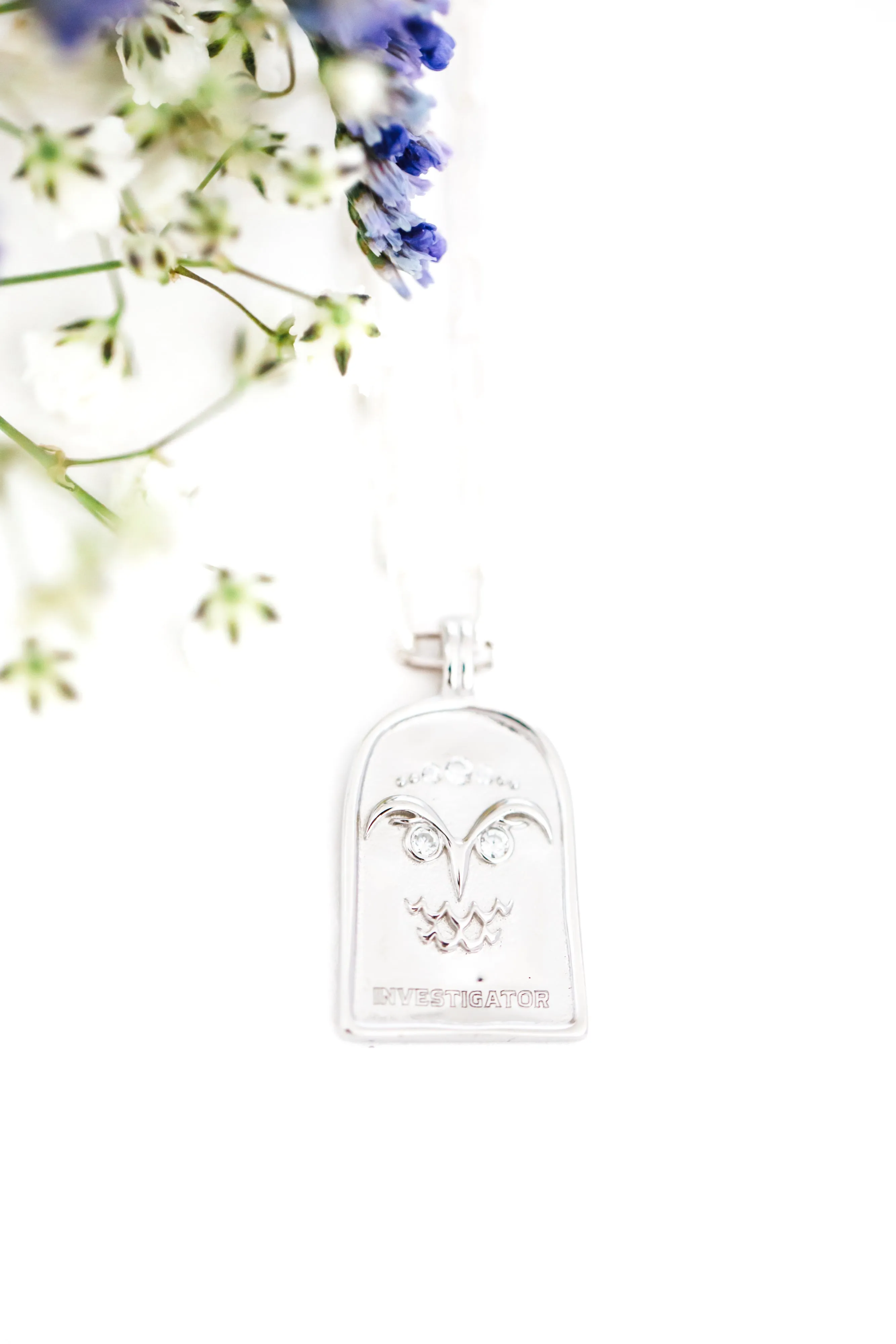 Enneagram Type Five Necklace { Silver   Gold }