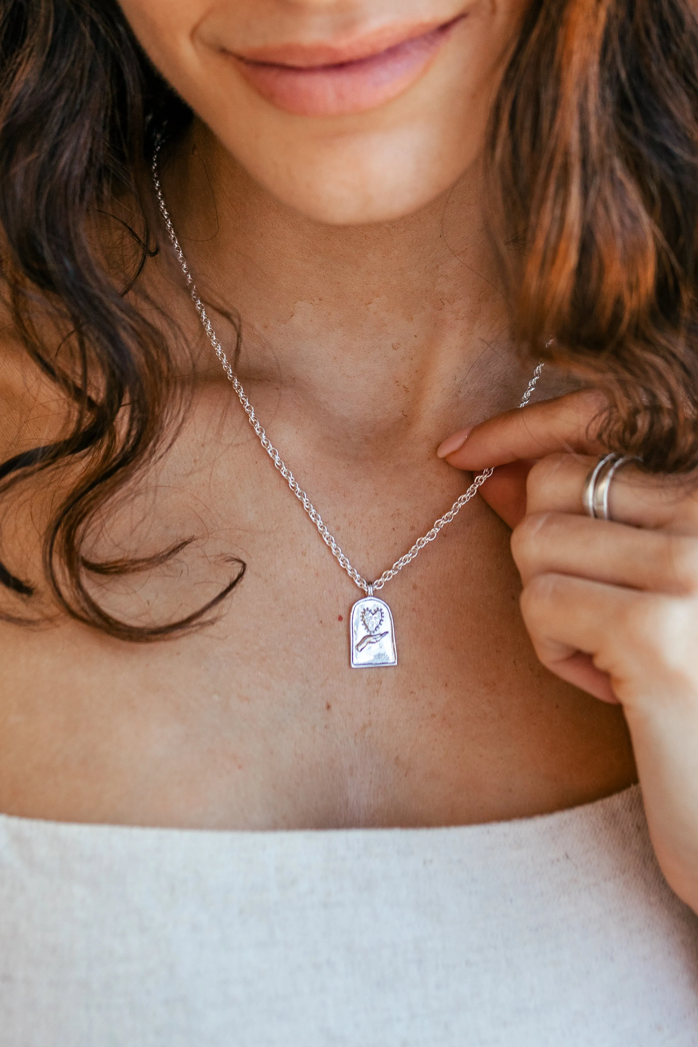 Enneagram Type Five Necklace { Silver   Gold }