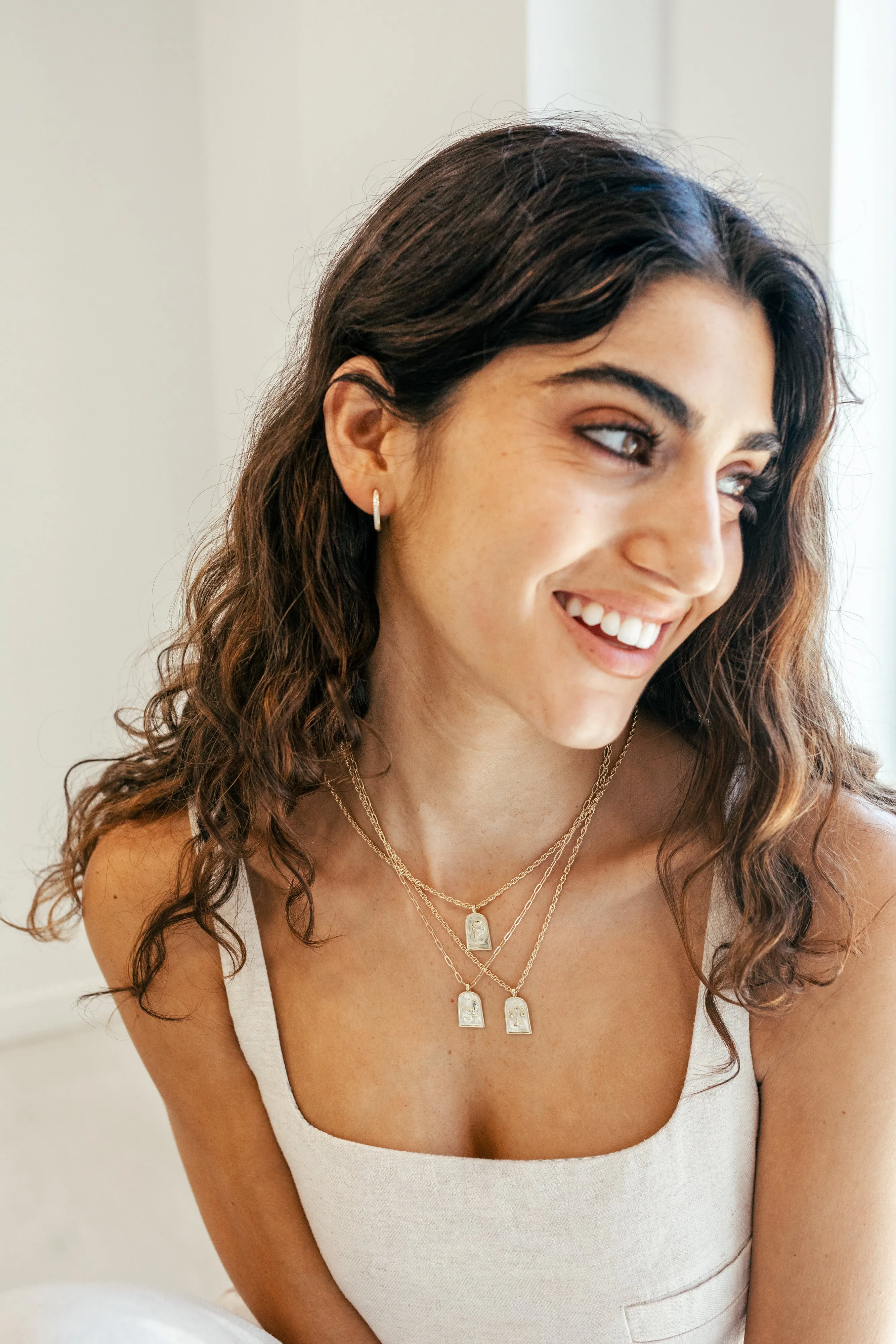 Enneagram Type Five Necklace { Silver   Gold }