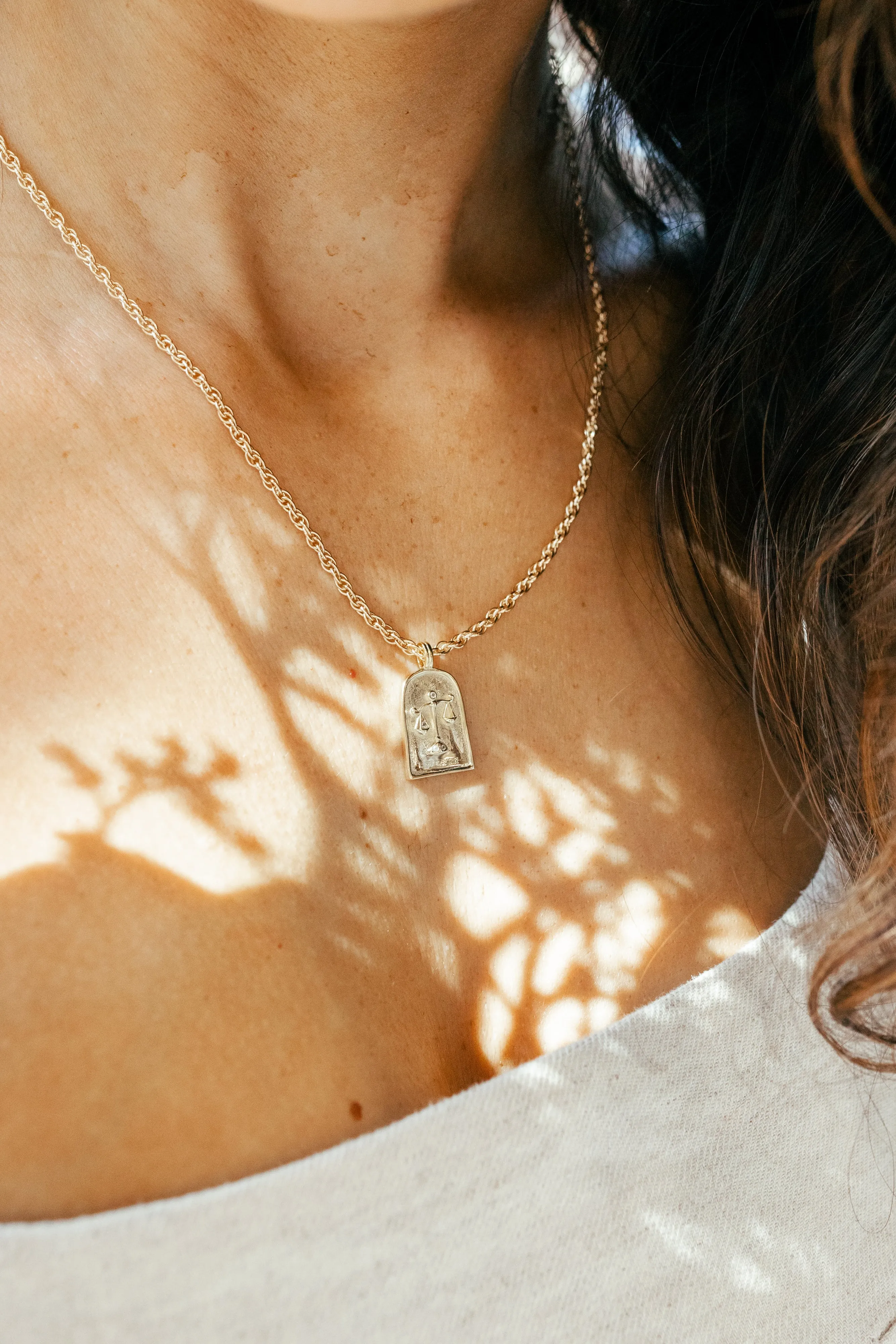 Enneagram Type Five Necklace { Silver   Gold }