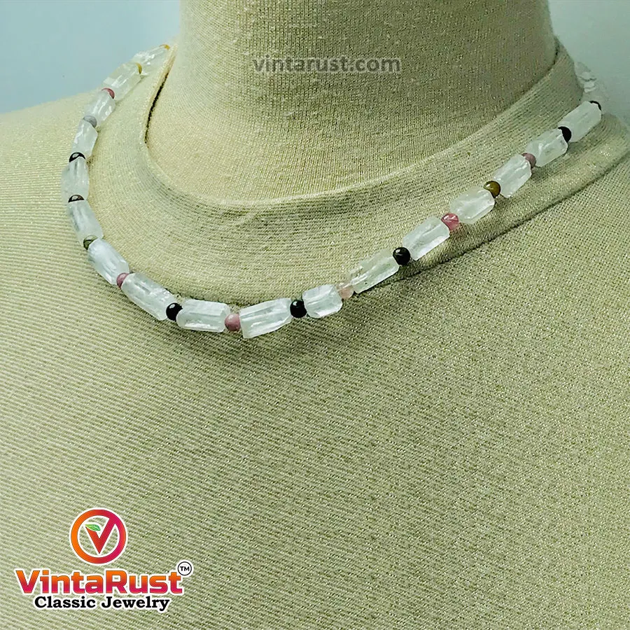 Ethnic Multicolor Beads Choker Necklace