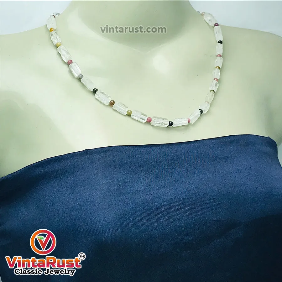 Ethnic Multicolor Beads Choker Necklace