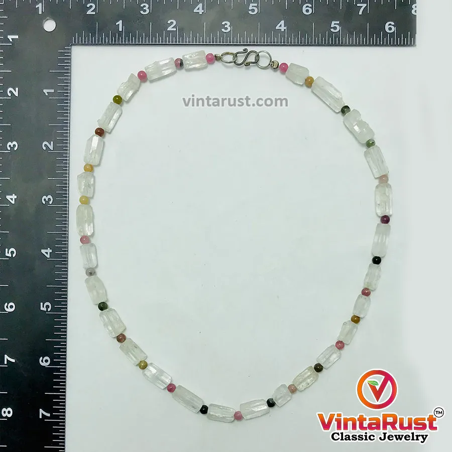 Ethnic Multicolor Beads Choker Necklace