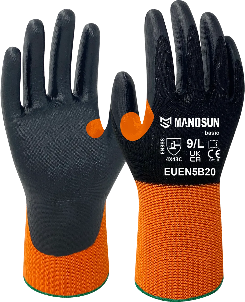 EUEN5BX20 Basic Gloves Cut Level C Nitrile Gauge 13
