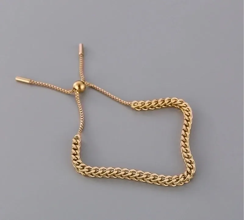 Fashion Drawstring Braided Titanium Steel Bracelet