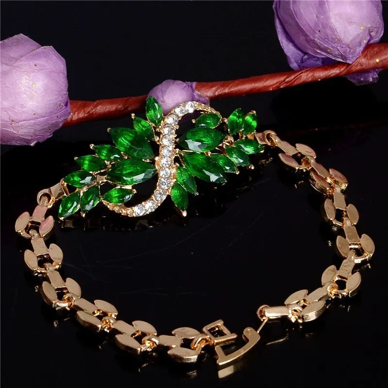 Fashionable Temperament Inlaid Rhinestone Bracelet