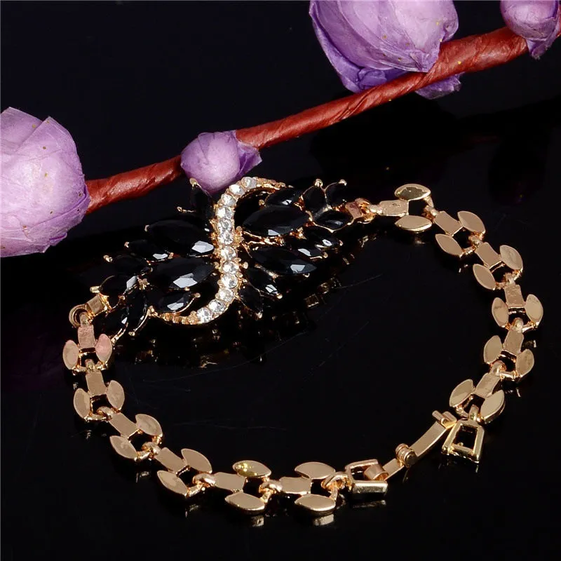 Fashionable Temperament Inlaid Rhinestone Bracelet