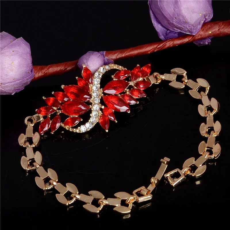 Fashionable Temperament Inlaid Rhinestone Bracelet