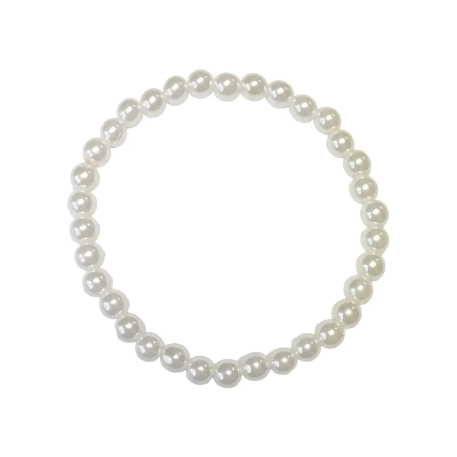 Faux Pearl Stretchy Bracelet