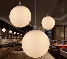 Ferulni Glass Round Globe Pendant Lamp