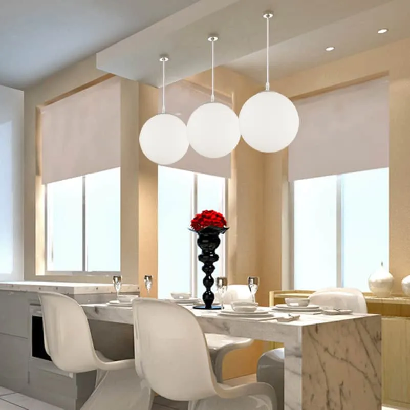 Ferulni Glass Round Globe Pendant Lamp