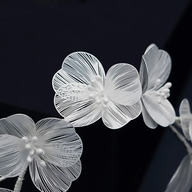 Flower Pearl Hair Wedding Day Bridal Accessory