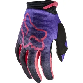 Fox Racing  Girls 180 Toxsyk Gloves Secure Fit Silicone Grip Off-Road Black Pink