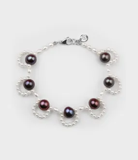 French Lace Pearl Bracelet