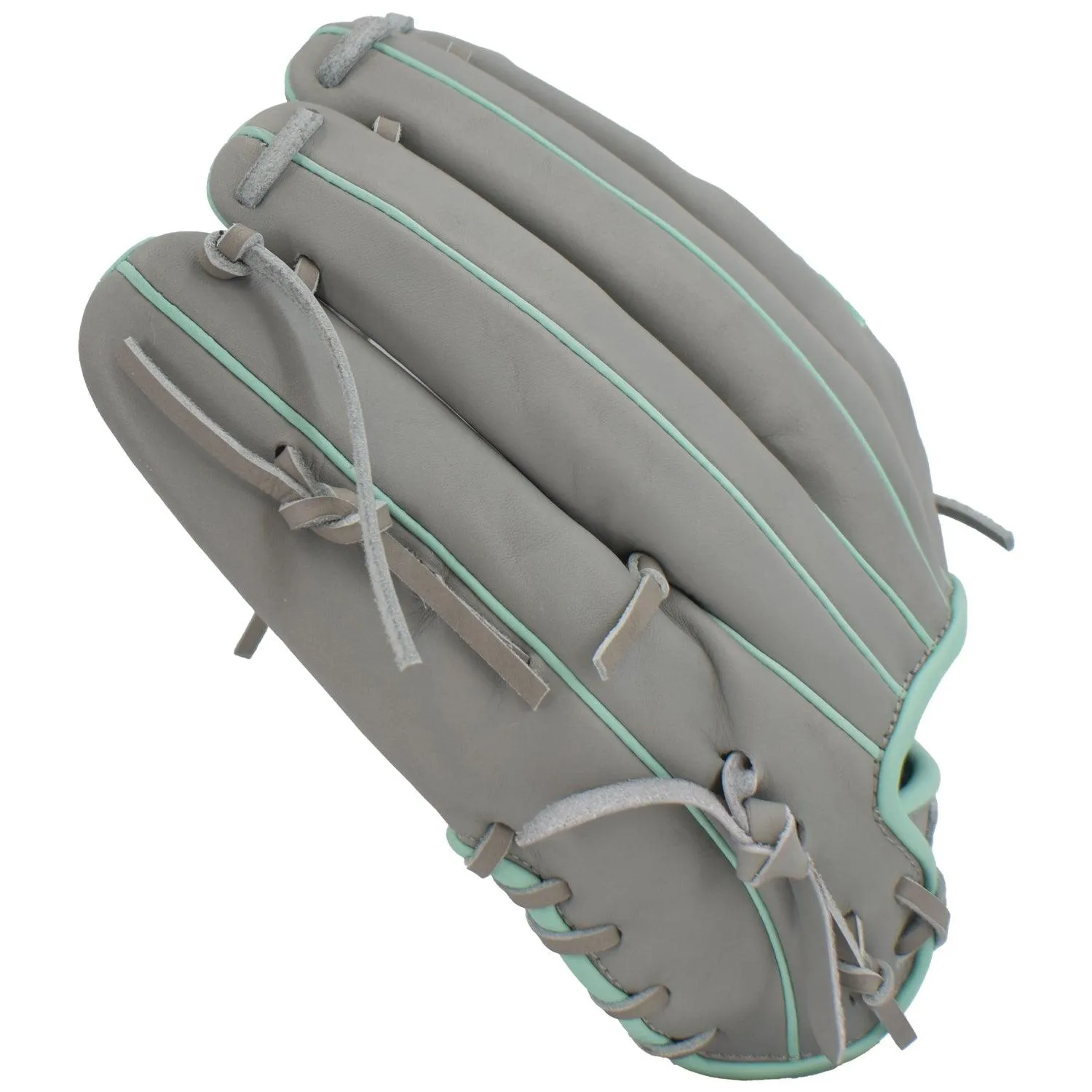 Gem Gloves Softball Fielding Glove - GEM001 (Grey/Mint)