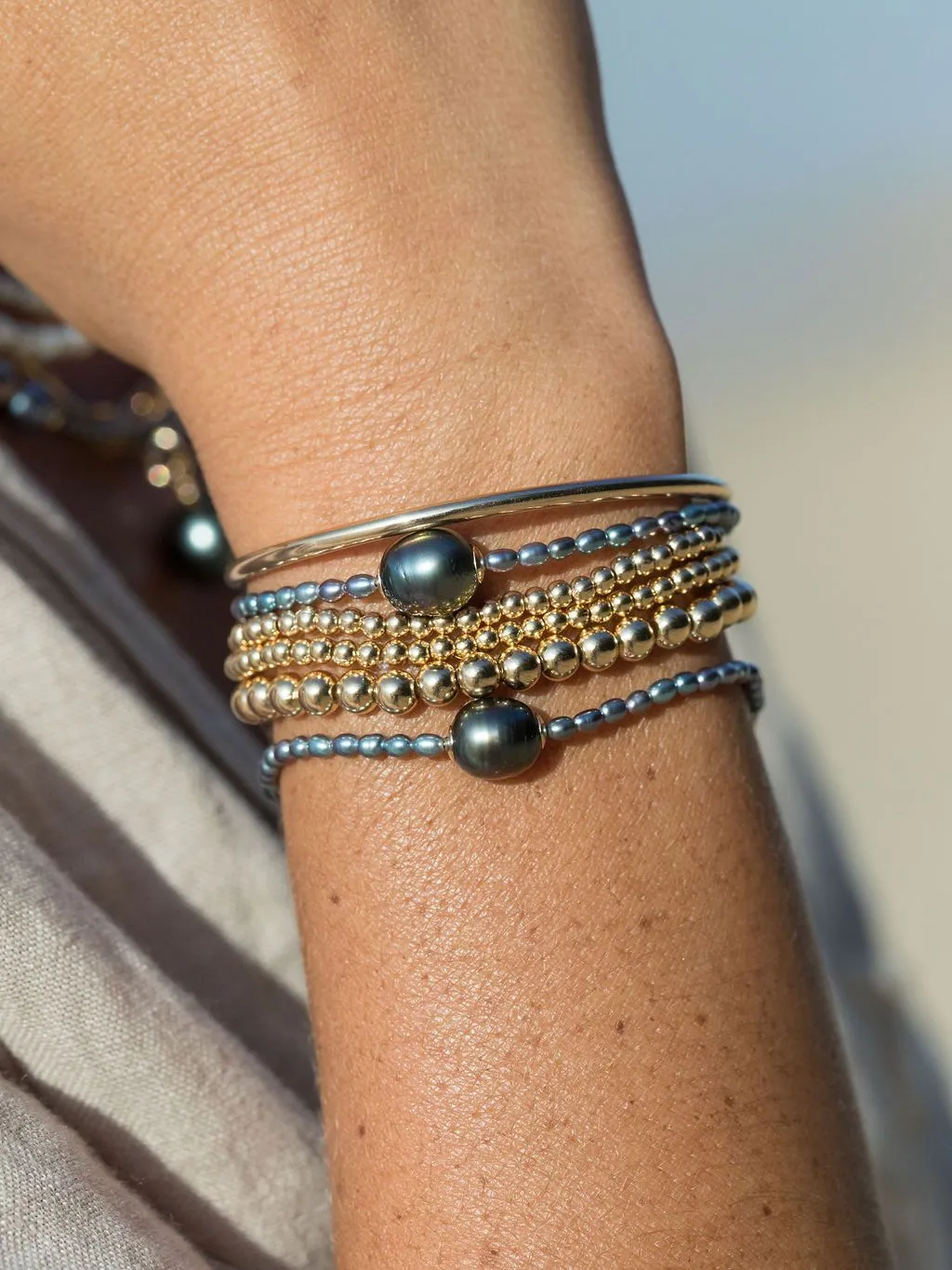 Genuine Tahitian Pearl Bracelet - Kaimalie