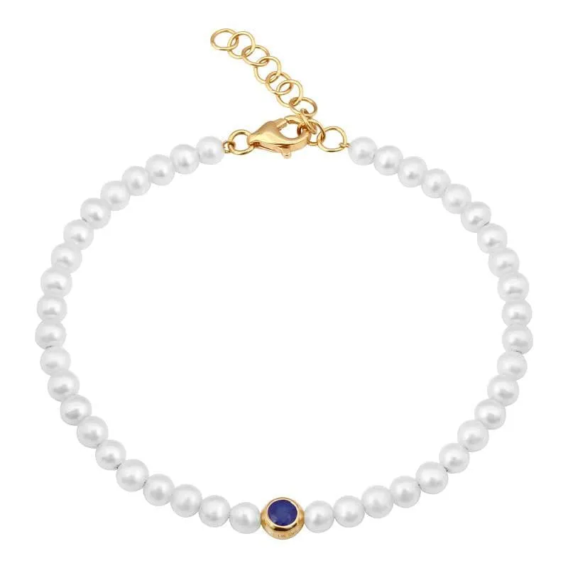 Gold Pearl Bracelet
