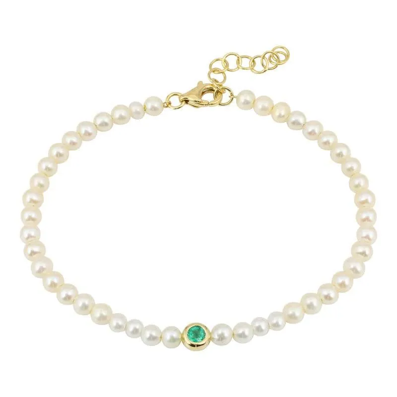 Gold Pearl Bracelet