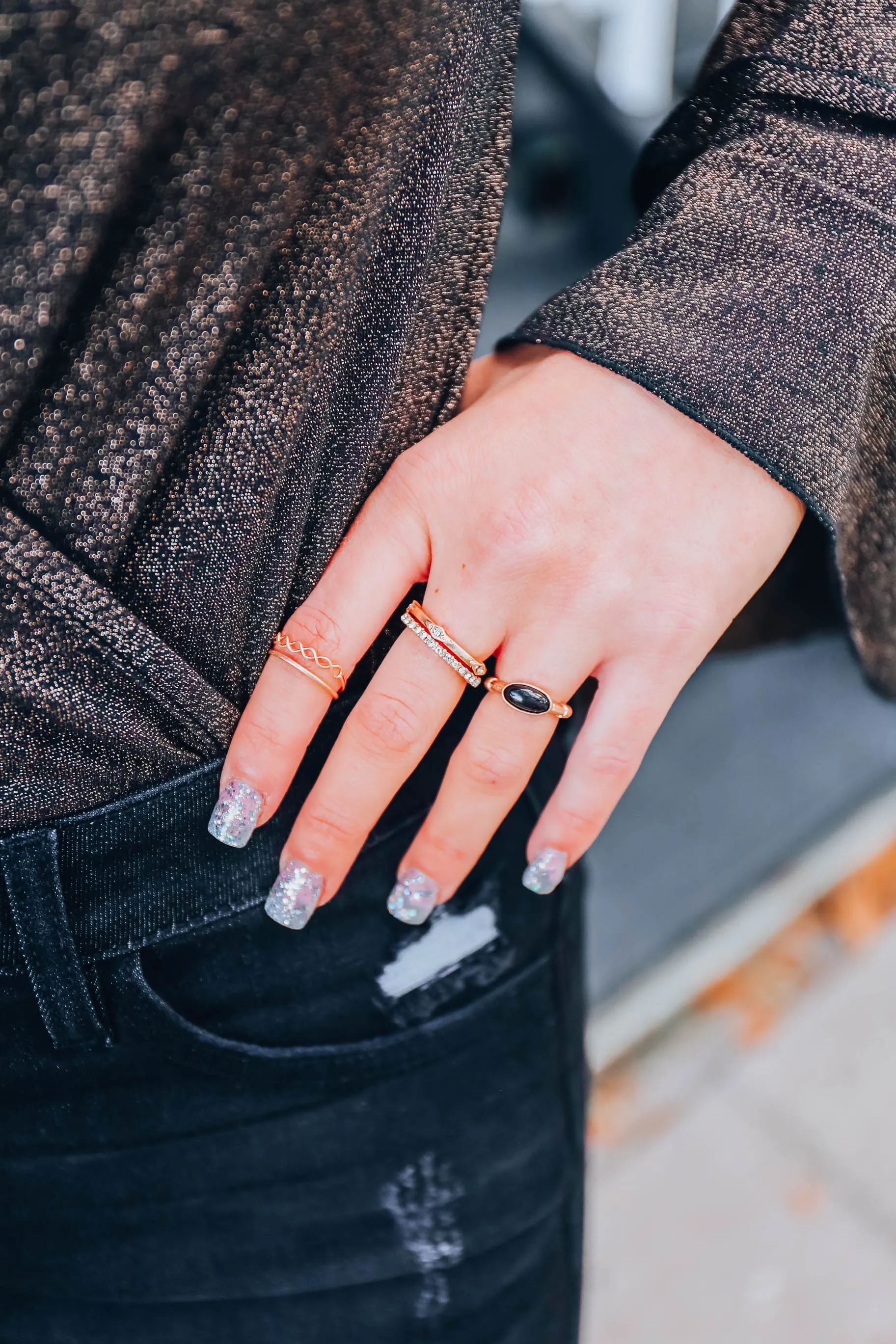 Golden Child Ring Set