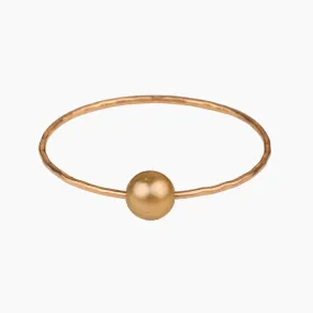Golden South Sea Pearl Bangle