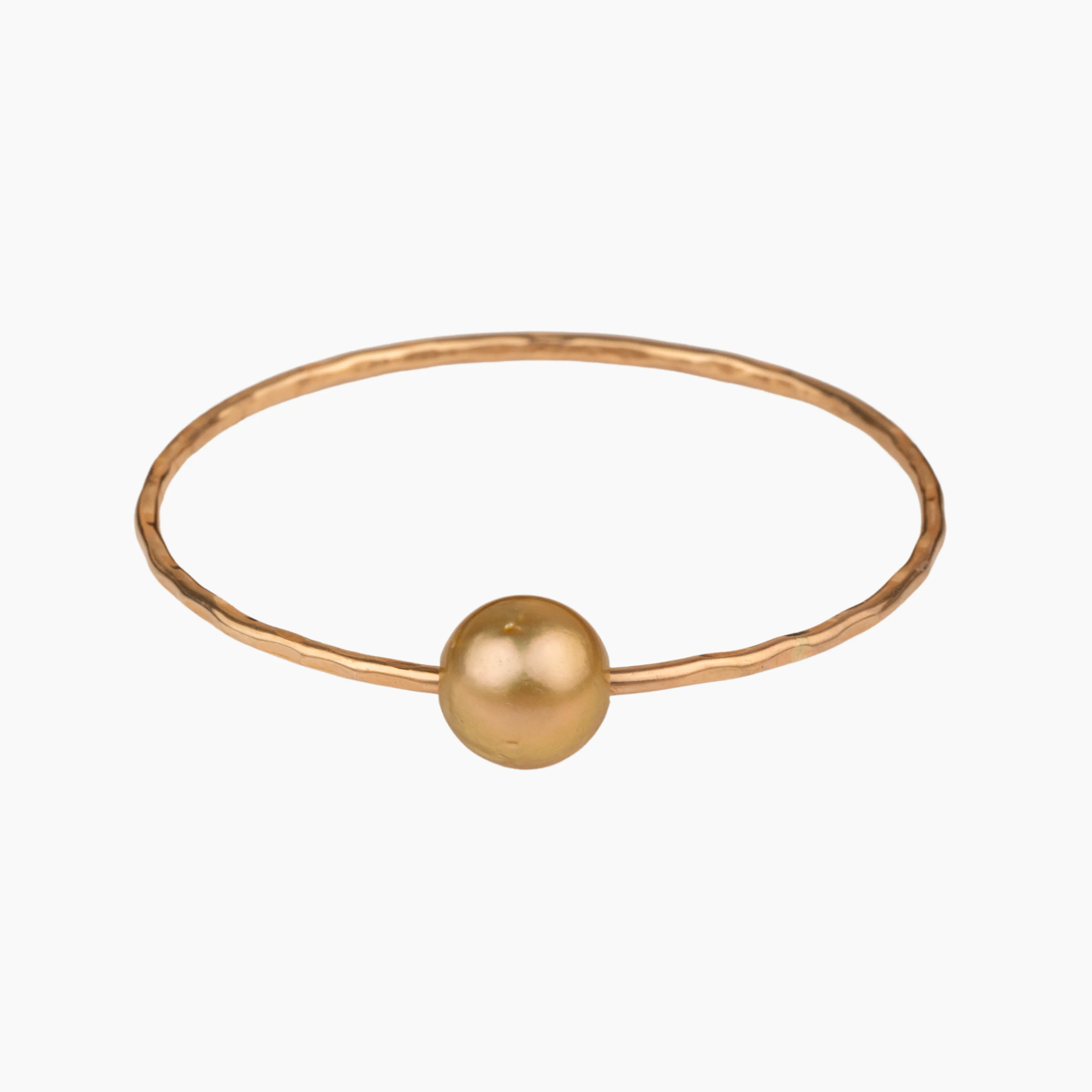 Golden South Sea Pearl Bangle