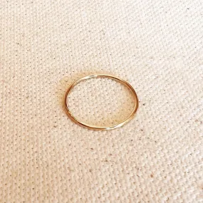 GoldFi - 14k Gold Filled 1mm Plain Stackable Ring