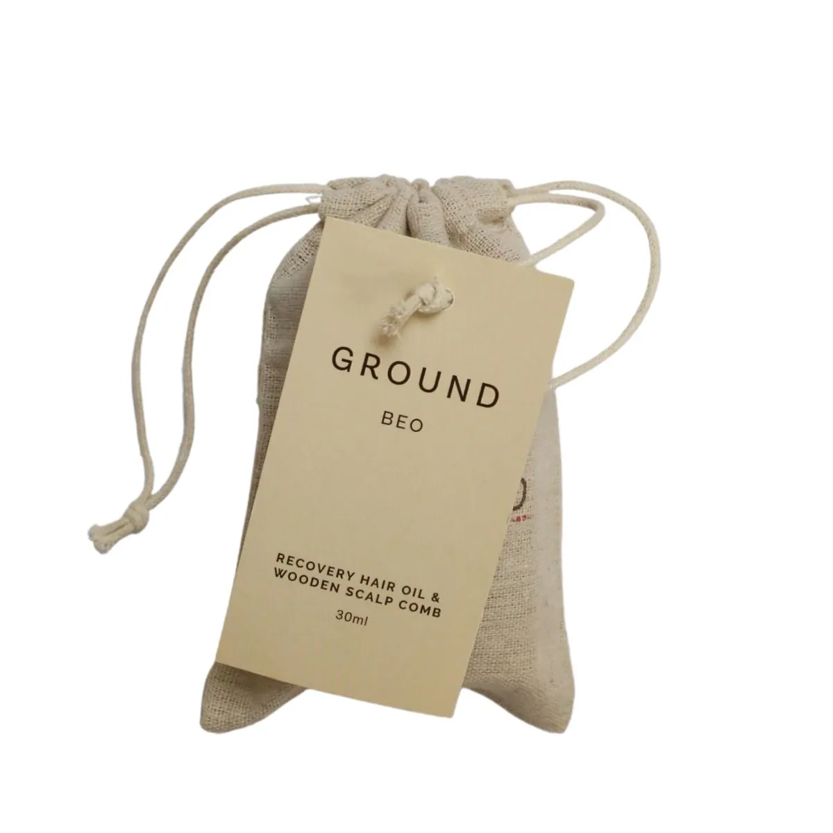 Ground Recovery Hair Oil 30ml & Wooden Scalp Comb
