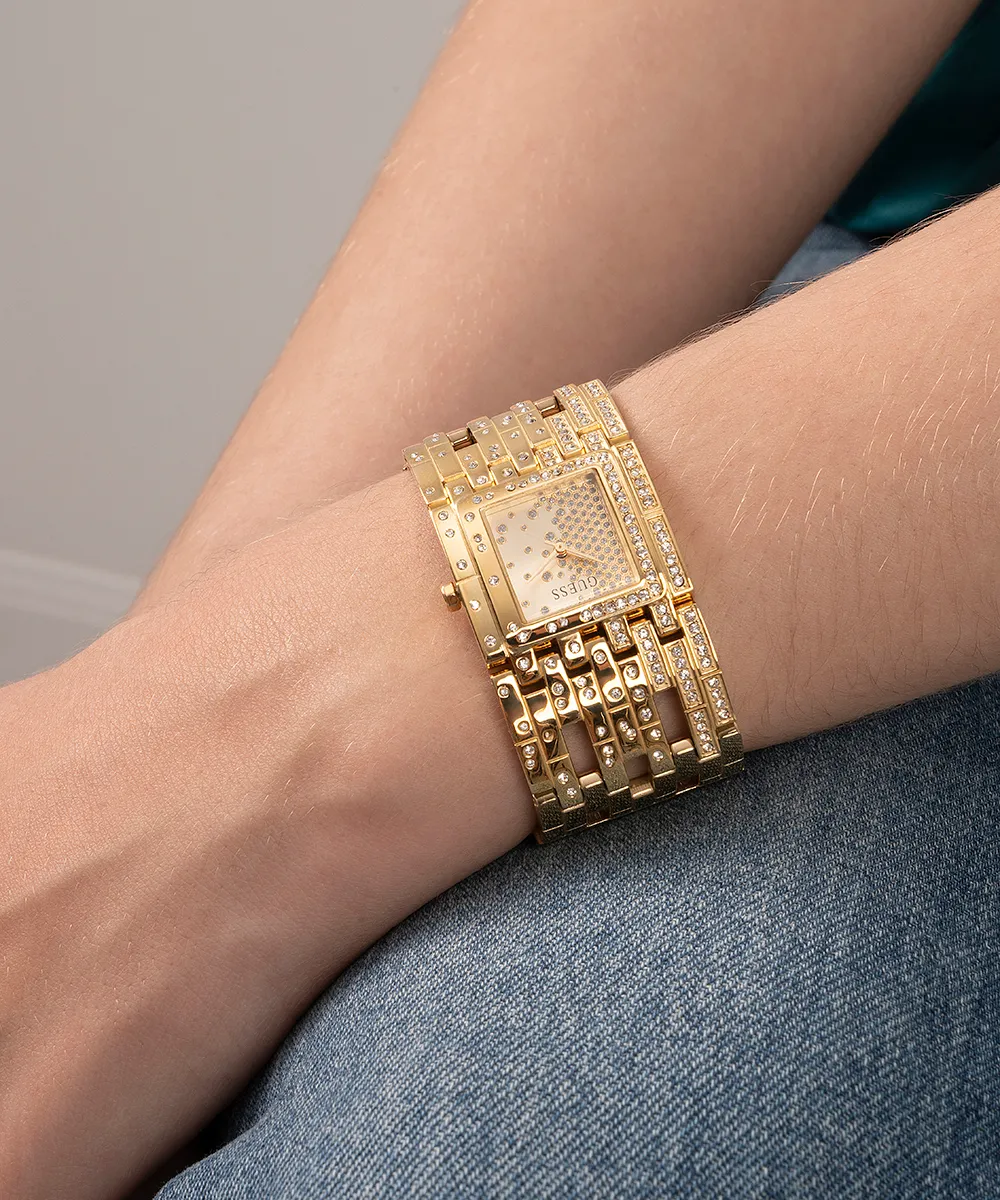 GUESS Ladies Gold Tone Analog Watch