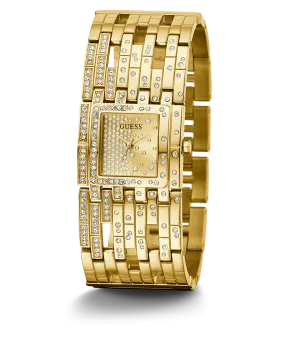 GUESS Ladies Gold Tone Analog Watch