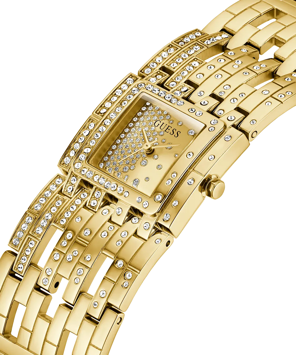 GUESS Ladies Gold Tone Analog Watch