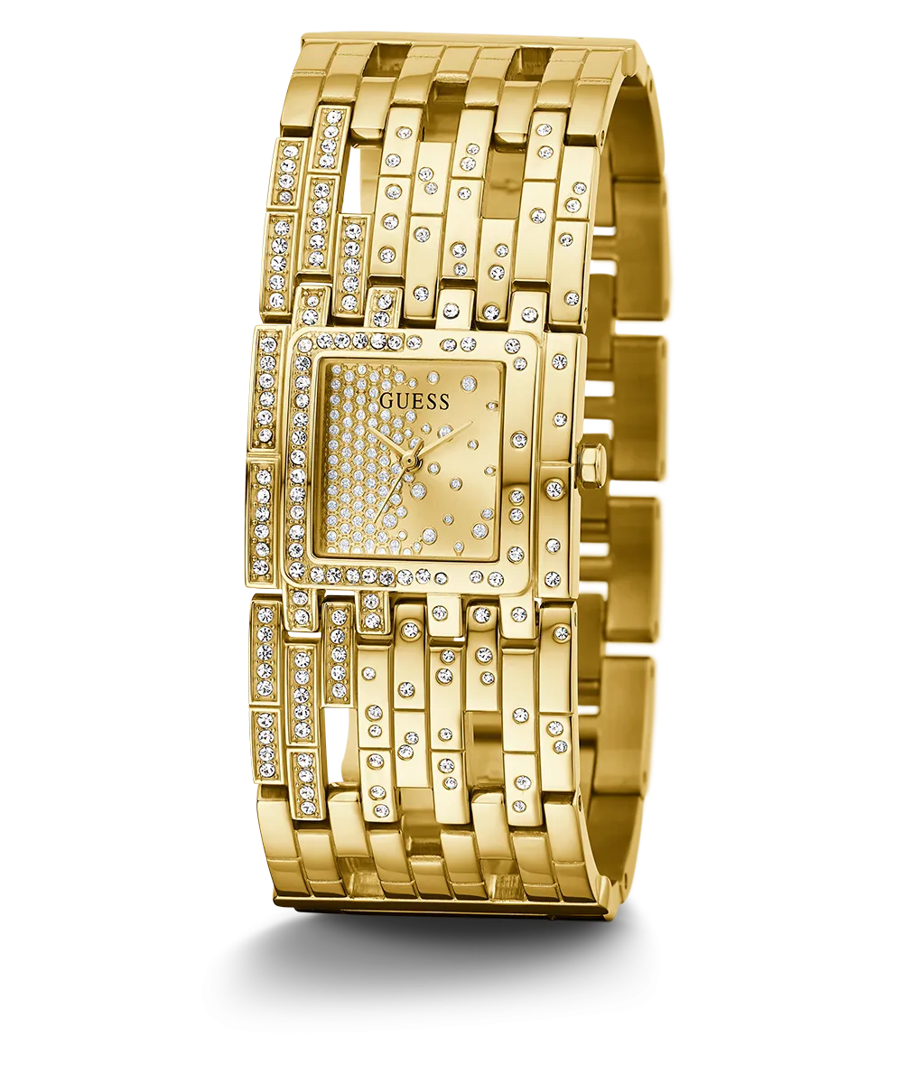 GUESS Ladies Gold Tone Analog Watch