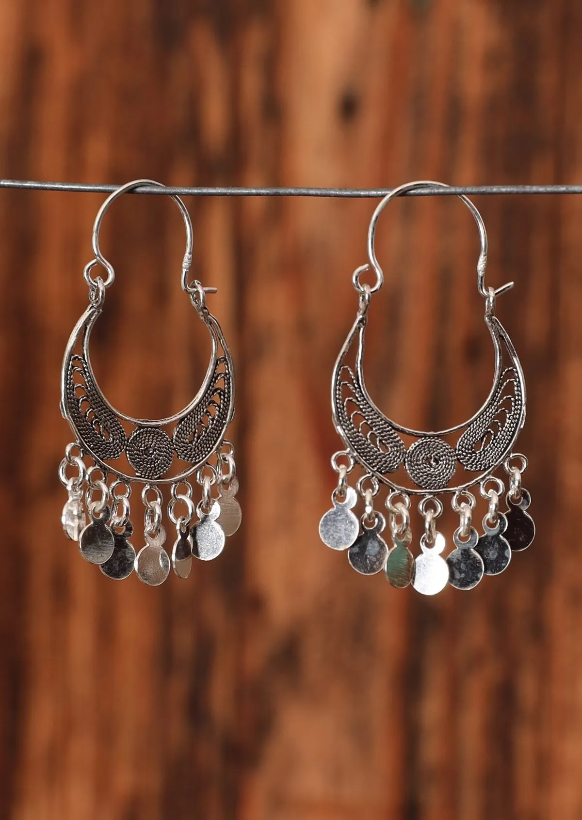 Gypsy Glimmer Silver Earrings