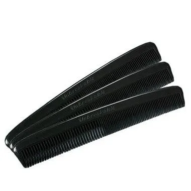 Hair Comb Black, 7 inch Length Economy