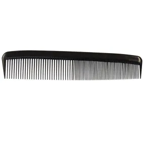 Hair Comb Black, 7 inch Length Economy