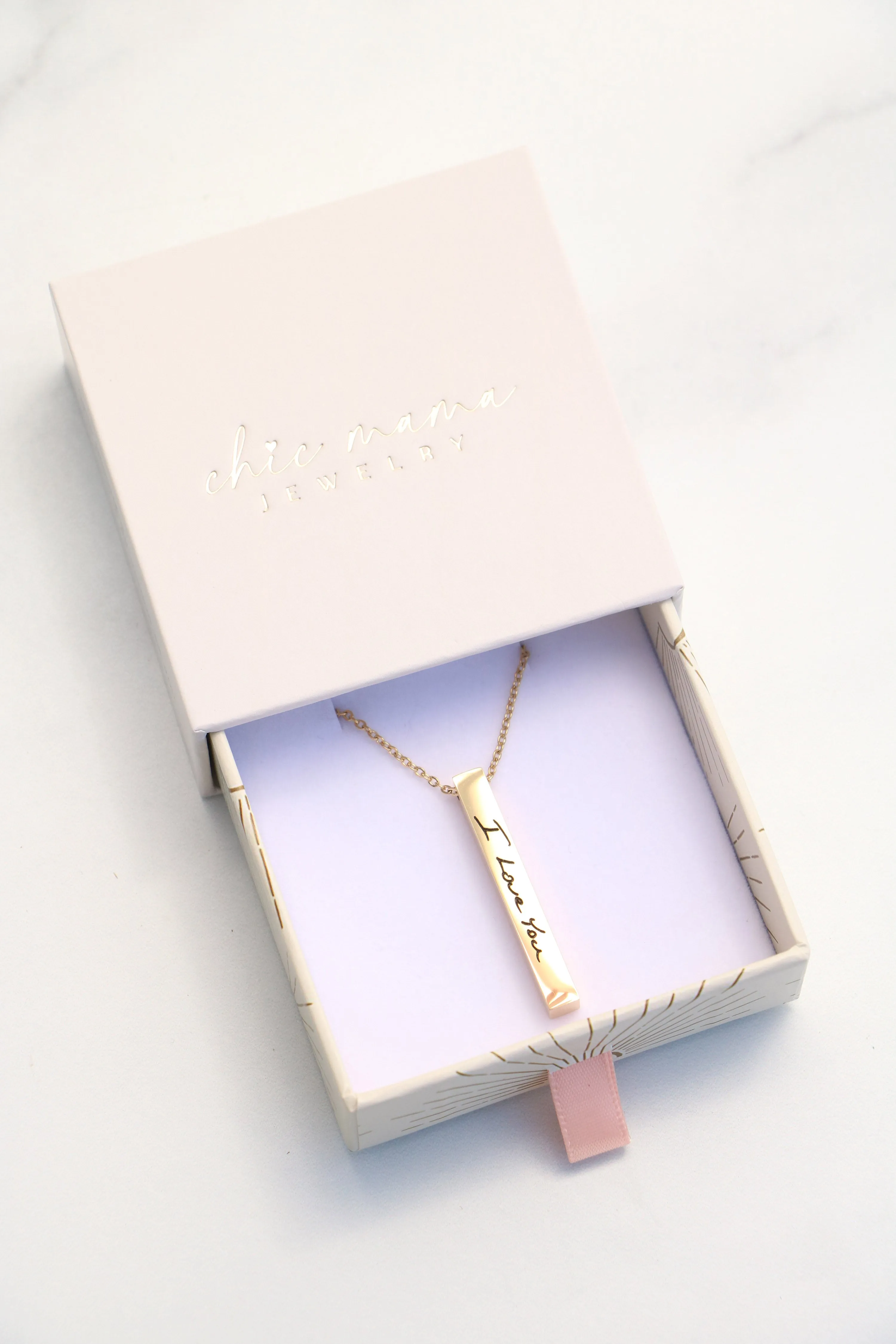handwriting vertical bar { silver   gold }