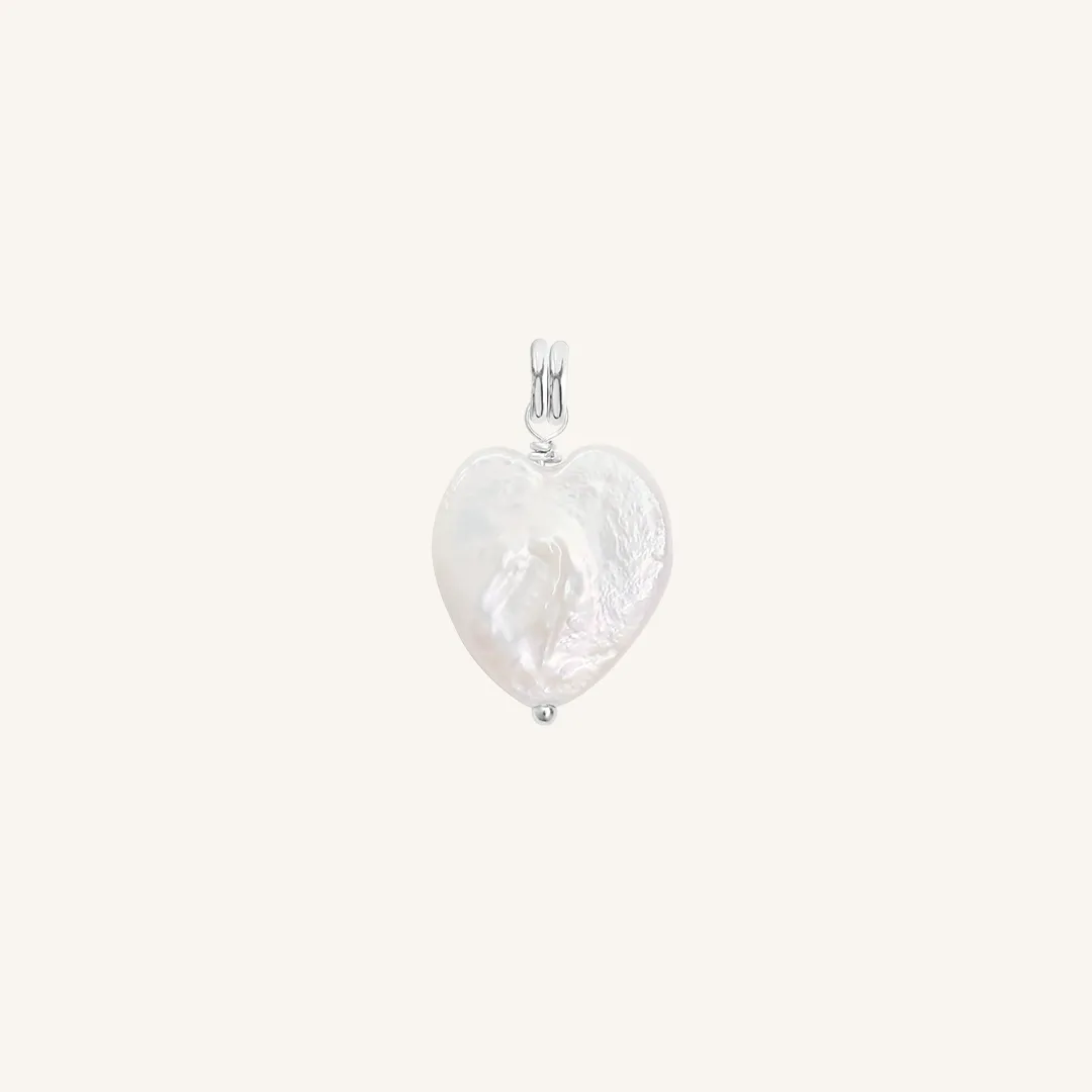 Heart Pearl Charm - Stone of Potential