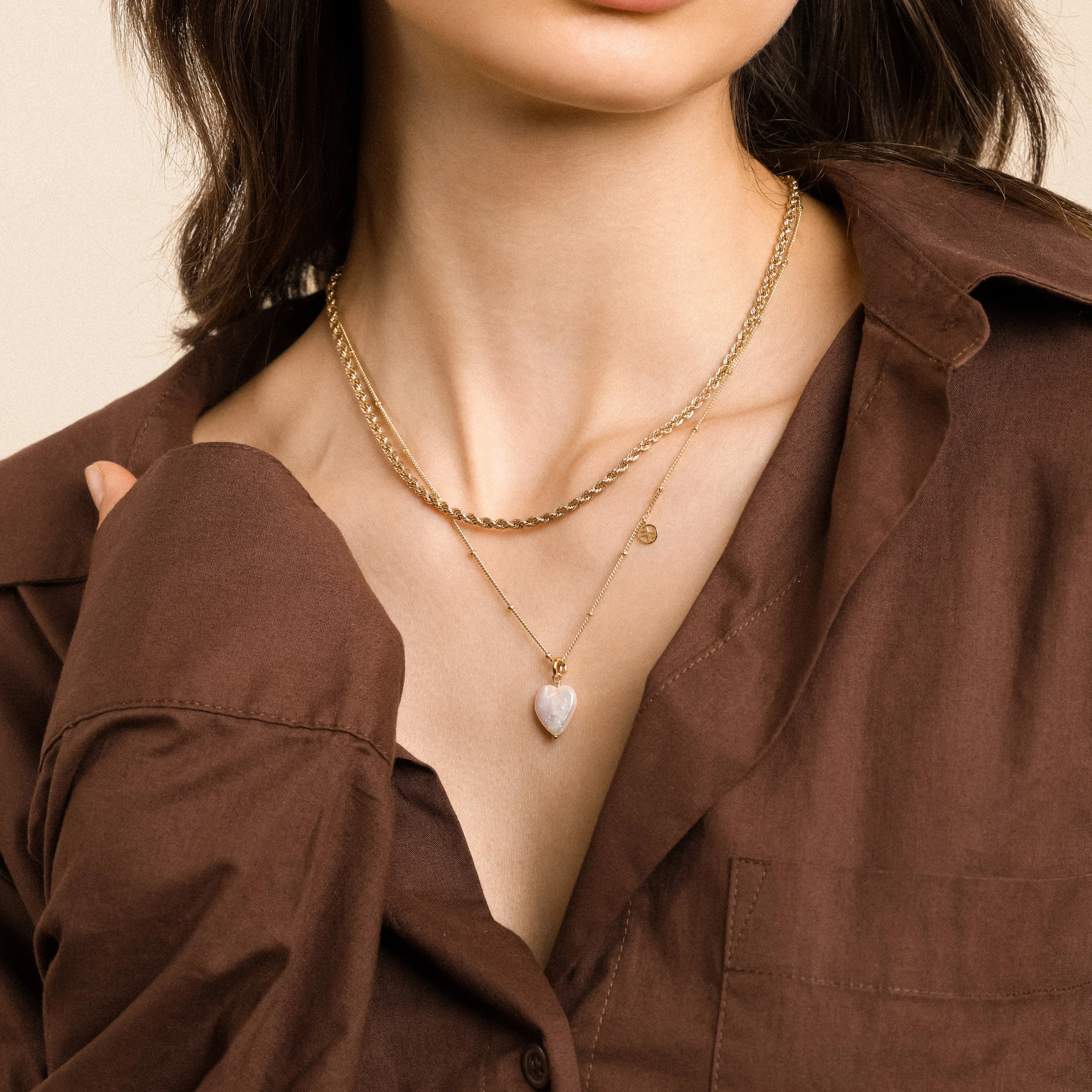 Heart Pearl Charm - Stone of Potential